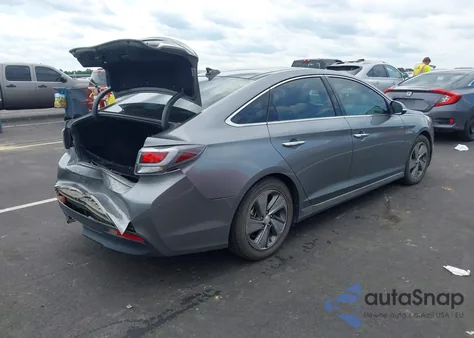 2017 Hyundai Sonata Hybrid Limited из США, поврежденный, VIN KMHE34L11HA060198